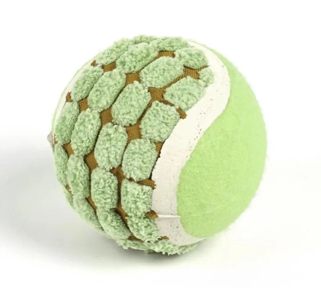 Hot Sell Eco-Friendly Plush Tennis Ball Interactive Training Ball Pet Product