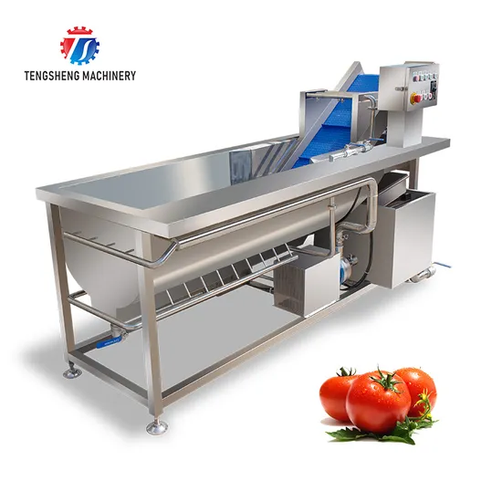Máquina de limpeza de vórtice de folhas vegetais Máquina lavadora de vegetais de frutas